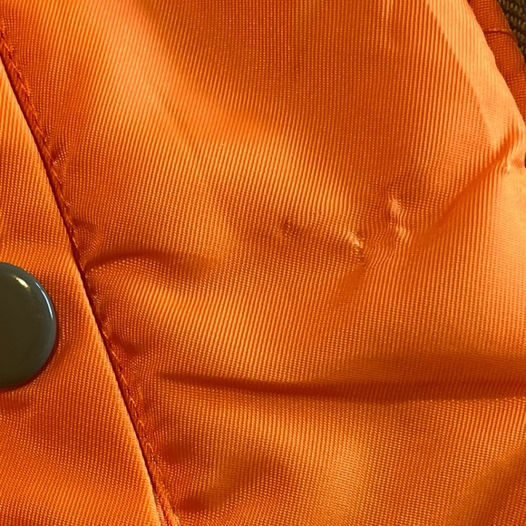 ALPHA INDUSTRIES MA-1 Reversible Bomber Jacket in Sage Green Size Small Slim Fit - Picture 11 of 15